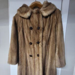 Genuine Vintage Mink Fur Coat